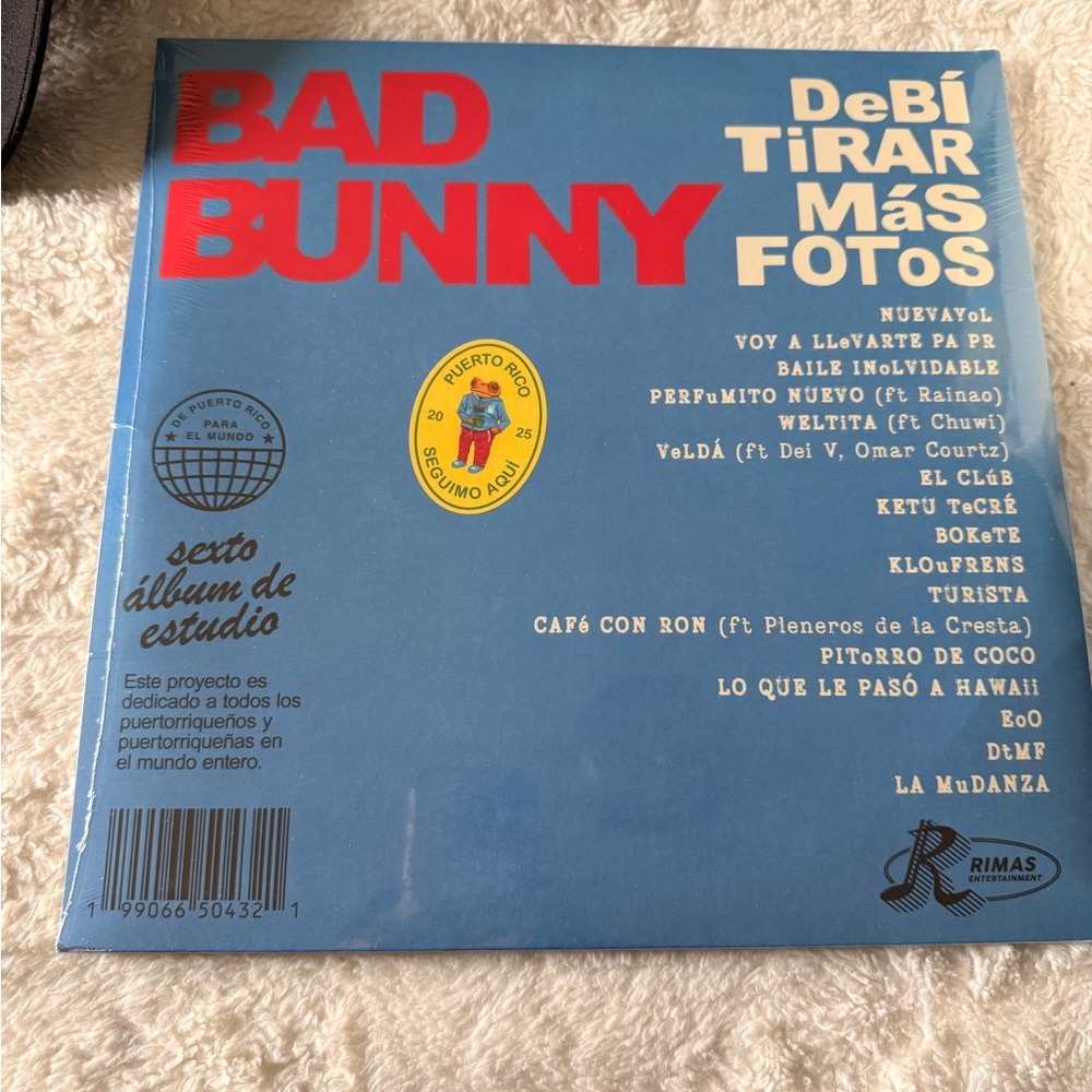 Bad Bunny Blue Album Cover